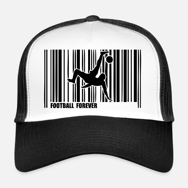 code barre football Casquette trucker 