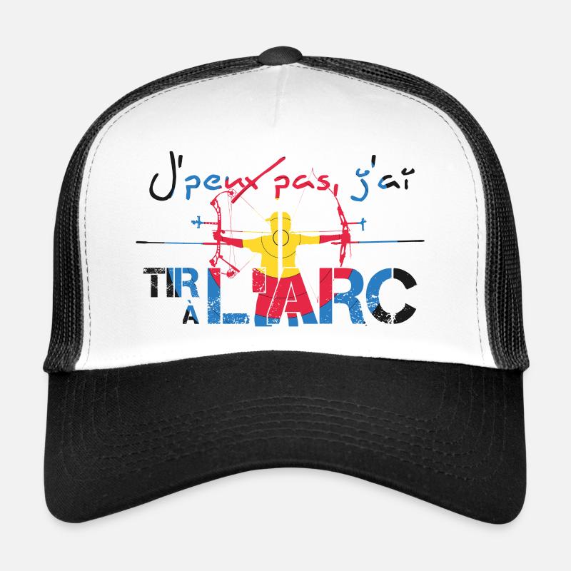 Sweatshirt J'peux pas j'ai tir à l'arc - couleur Casquette trucker 