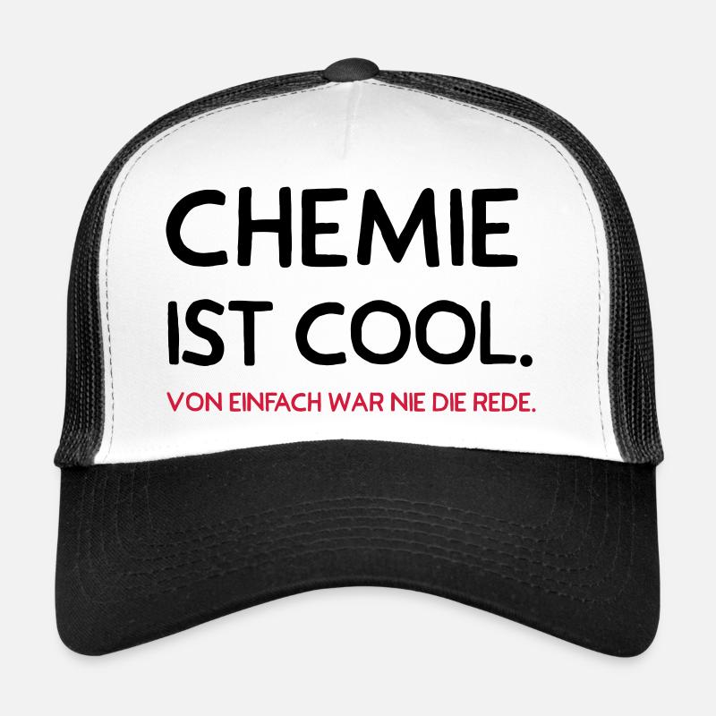Chemie ist cool - Trucker Cap - Weiß/Schwarz