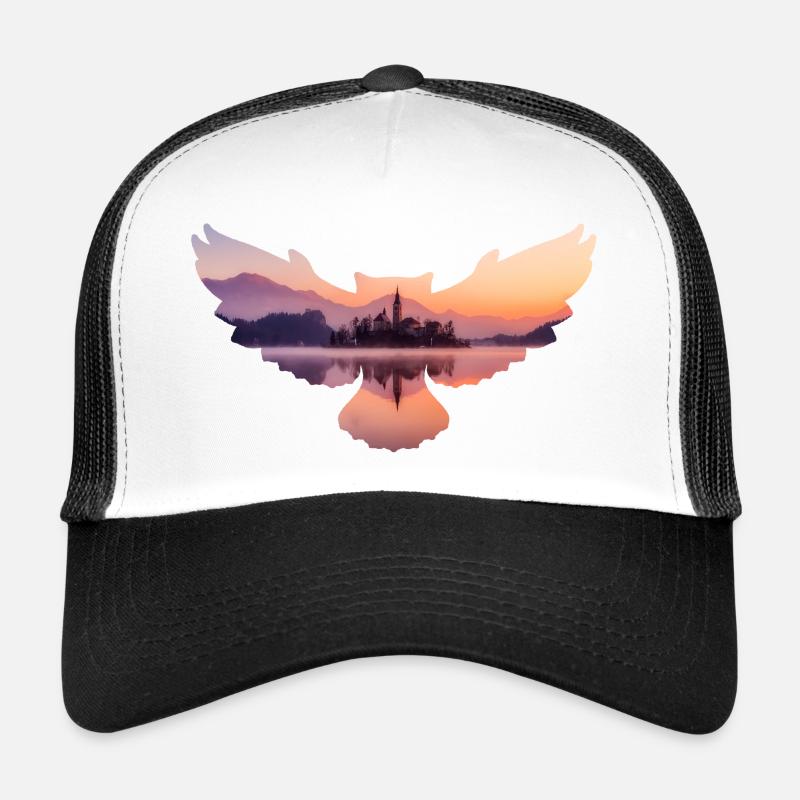 Lola chouette paysage Casquette trucker 