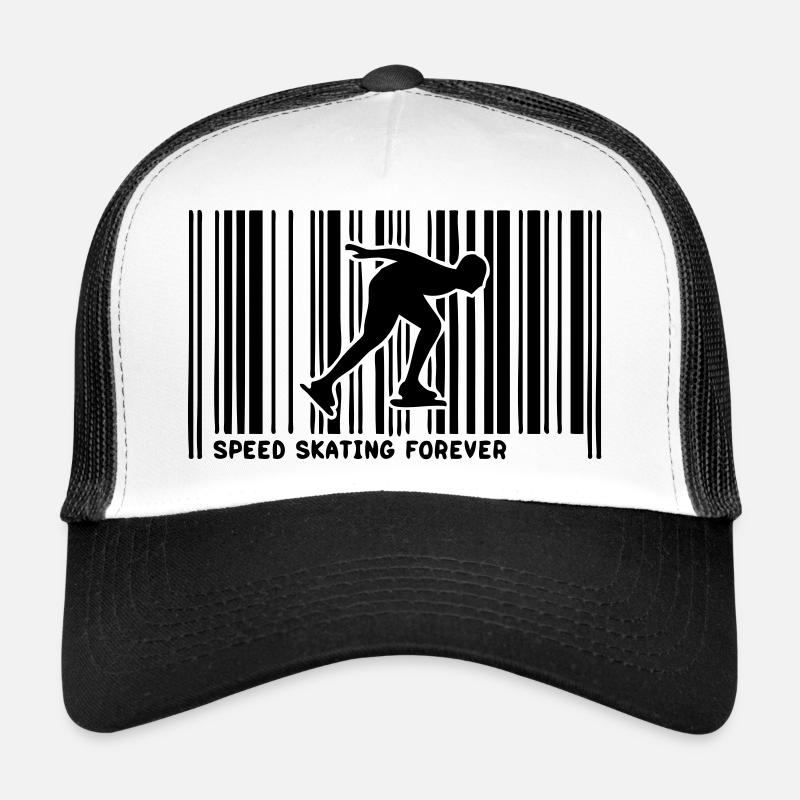 barcode speed skating skateur1 Trucker Cap