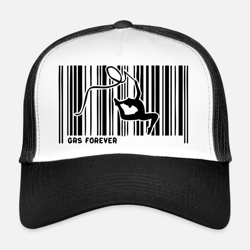 Barcode grs gymnastique1 - Trucker Cap - Weiß/Schwarz