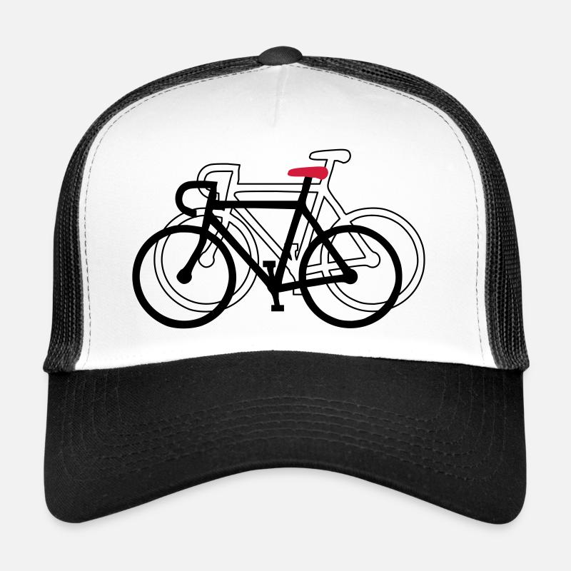 rad - Trucker Cap - Weiß/Schwarz