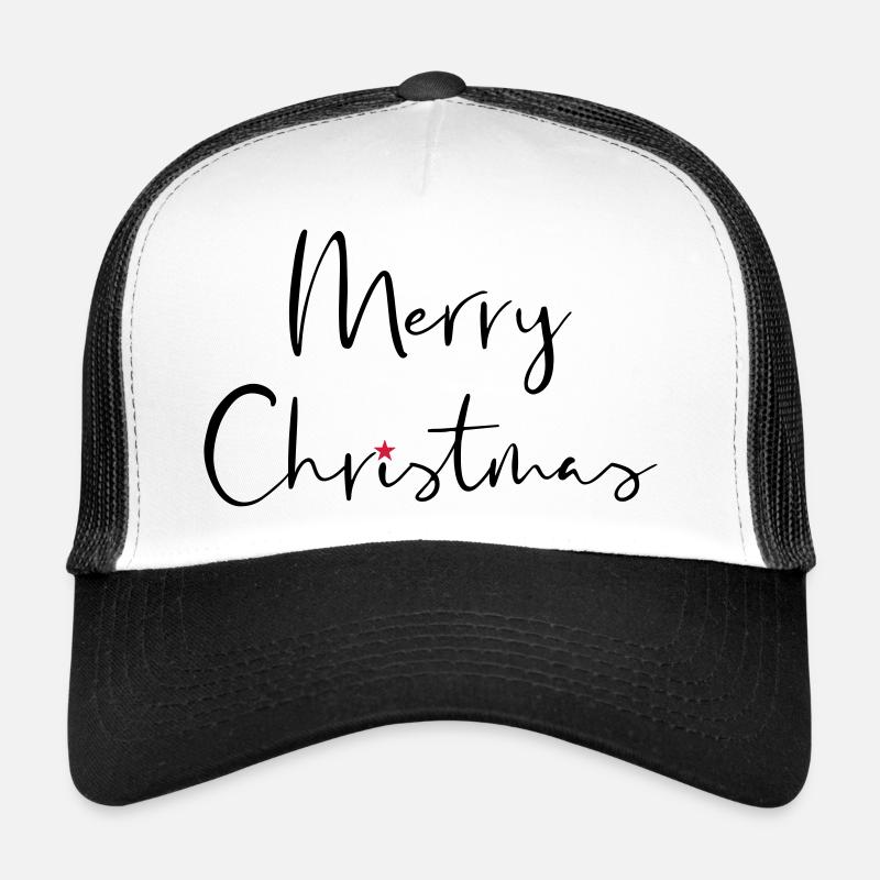 Joyeux Noël cadeau étoile Noël Casquette trucker 
