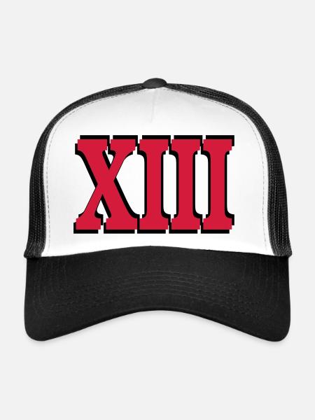 13th Birthday - Trucker Cap - white/black - Front