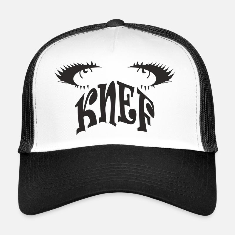 Knef - Trucker Cap - Weiß/Schwarz