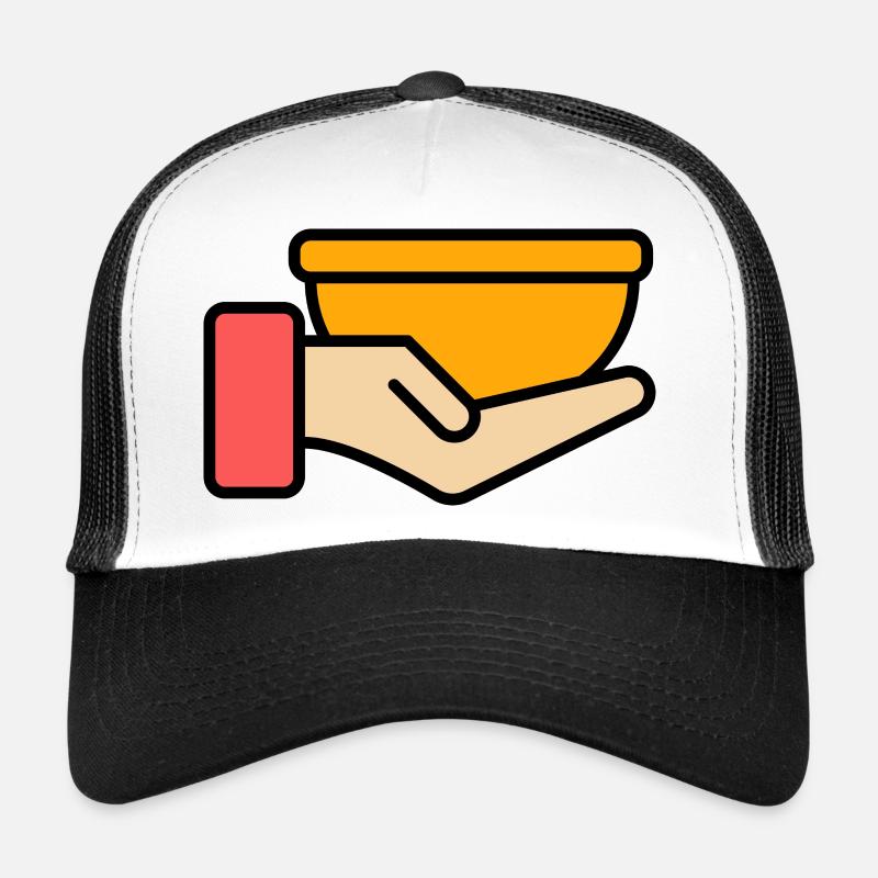soupe - Casquette trucker  - blanc/noir