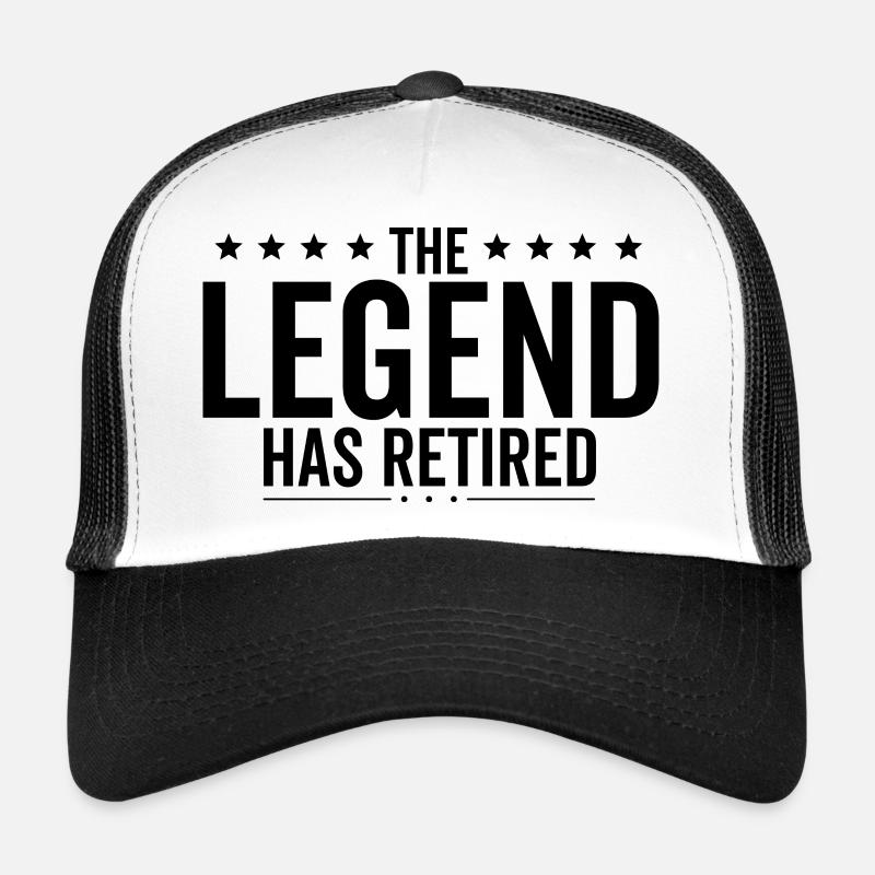 La légende a pris sa retraite Casquette trucker 