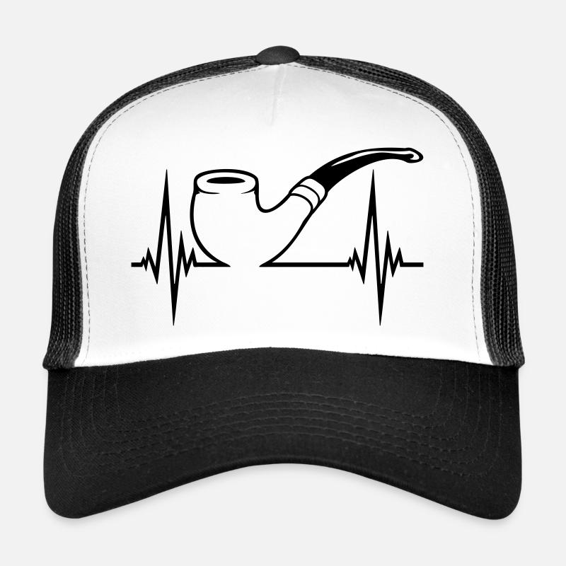 Tabakpfeife Puls Herzschlag Trucker Cap