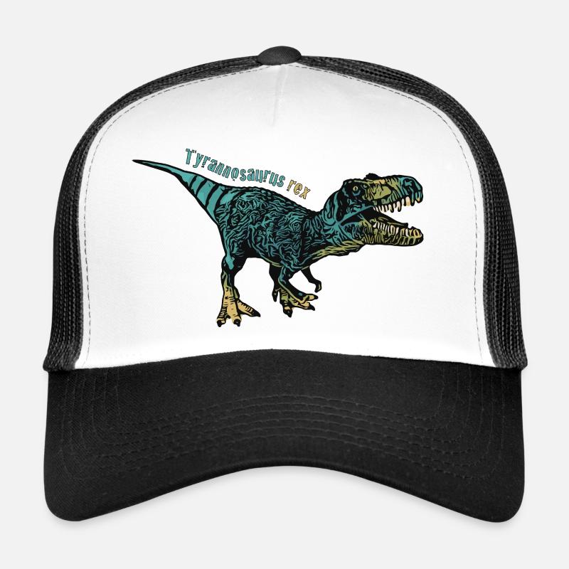 T-Rex - Trucker Cap - Weiß/Schwarz