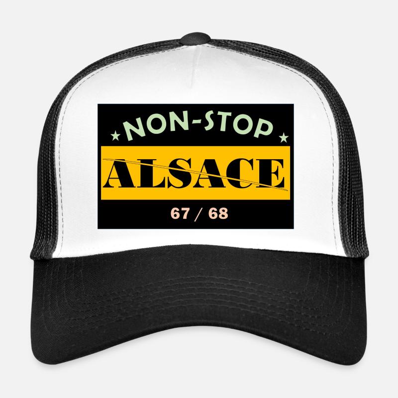 Non stop Alsace - Trucker Cap - white/black
