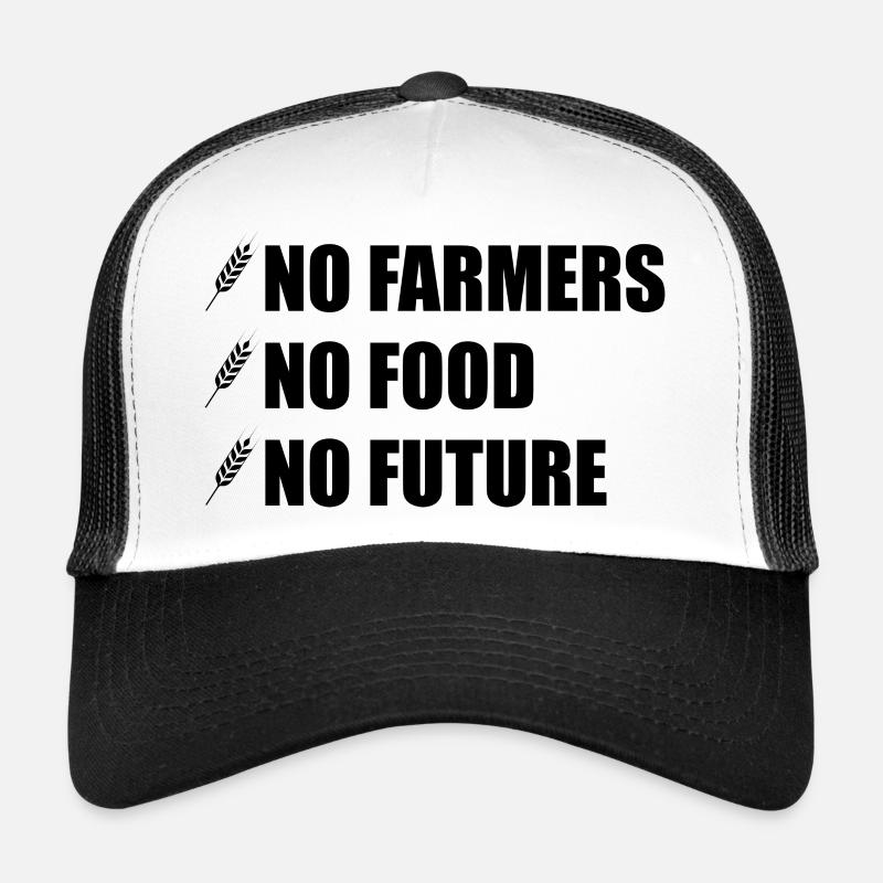 Pas d’agriculteurs Pas de démonstration d’agriculteurs Casquette trucker 