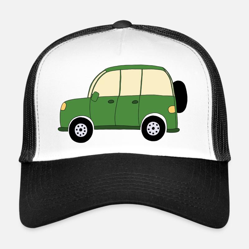 Grünes Auto Trucker Cap