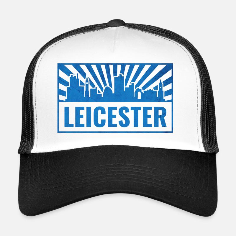 Leicester Skyline Blue Rays Trucker Cap