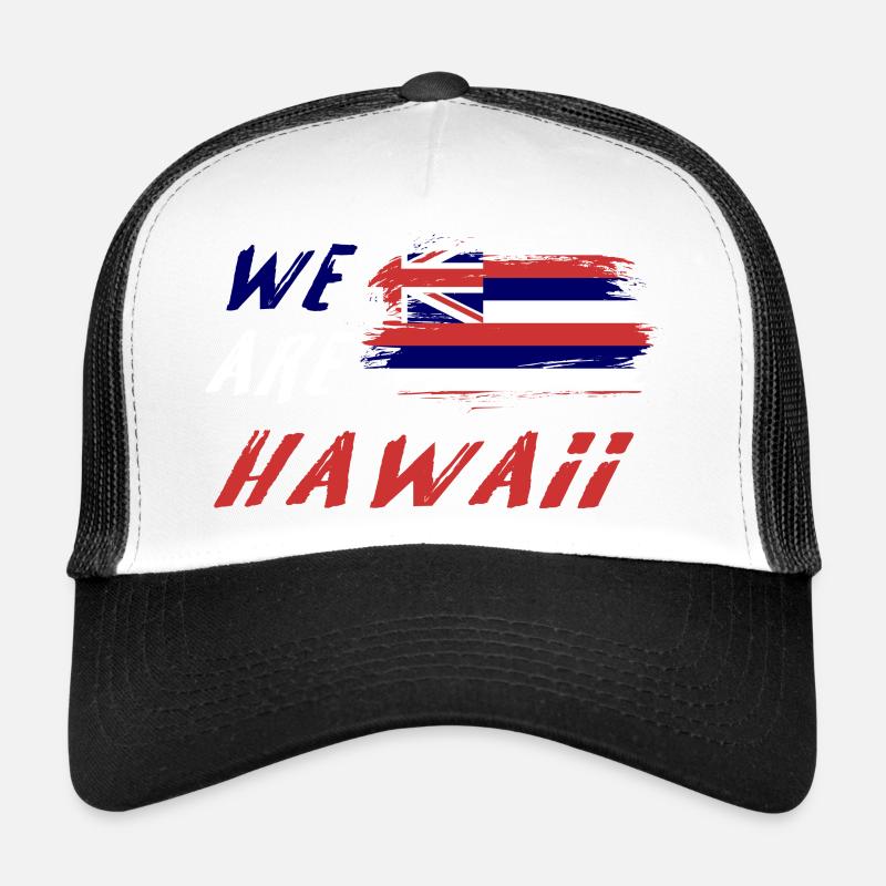 Wir sind Hawaii - Trucker Cap - Weiß/Schwarz