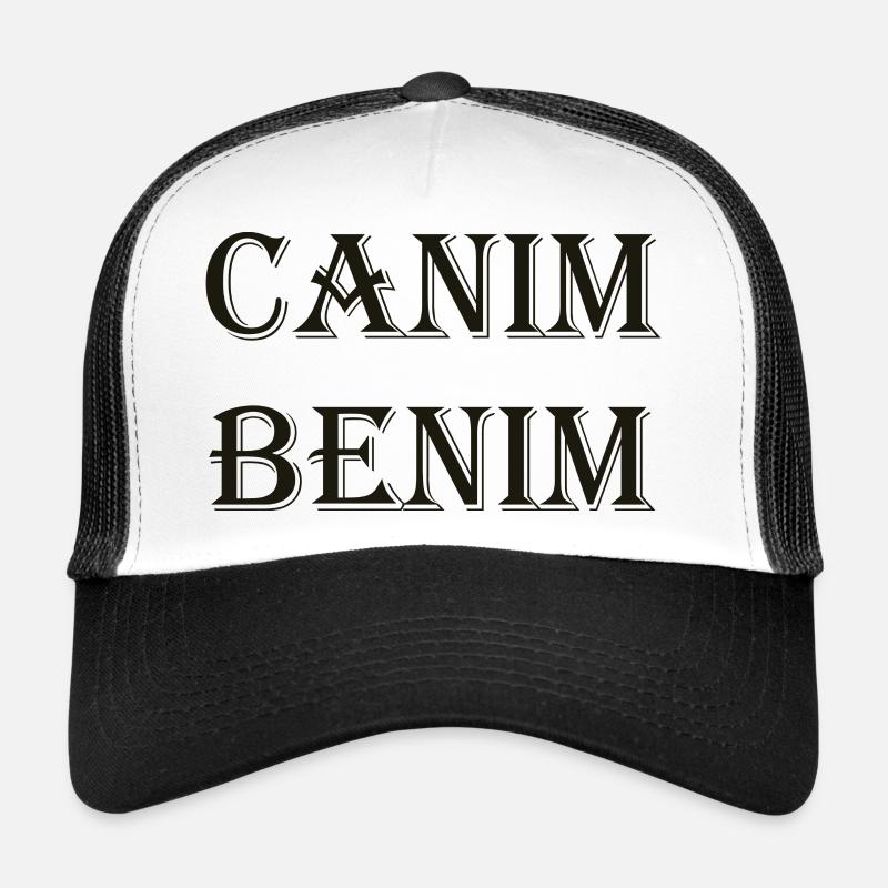 canimbenim1 - Trucker Cap - Weiß/Schwarz