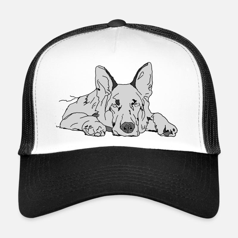 Sheepdog - Trucker Cap - white/black