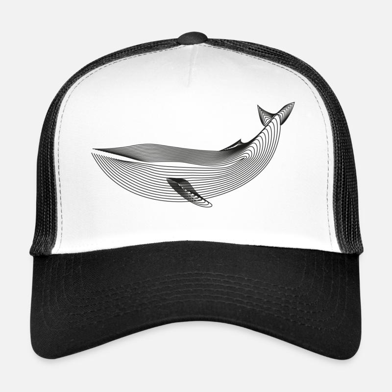 Wale - Trucker Cap - Weiß/Schwarz