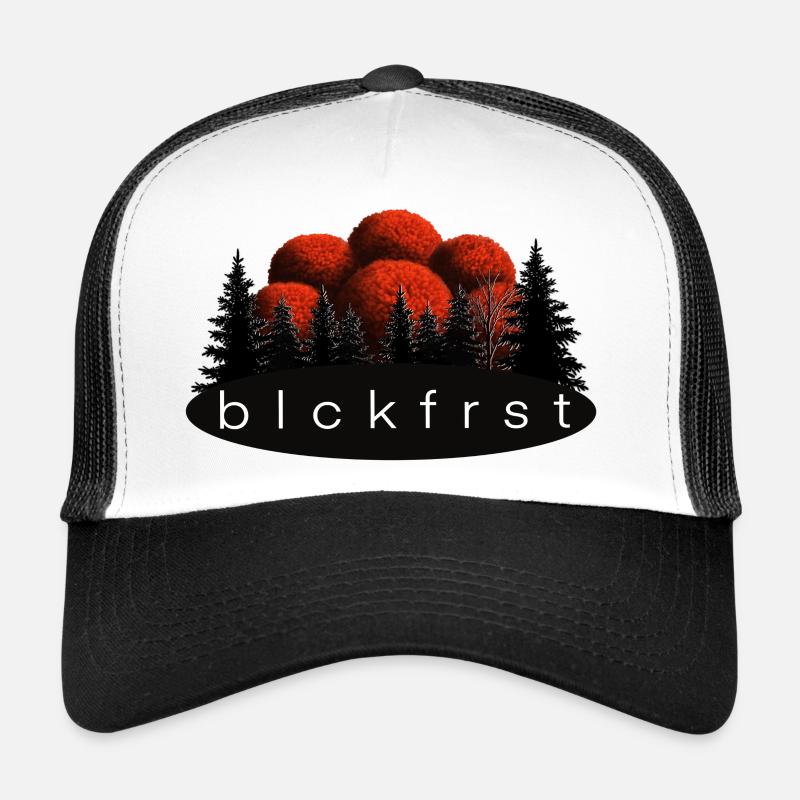 blckfrst clear - Trucker Cap - Weiß/Schwarz
