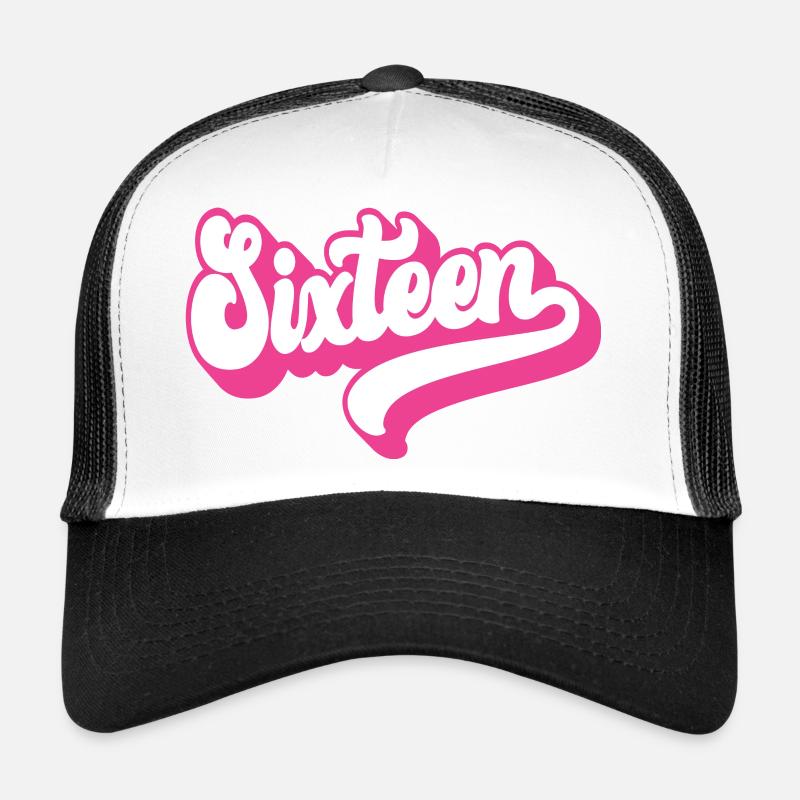 Seize 16e anniversaire pour les filles de 16 ans Casquette trucker 