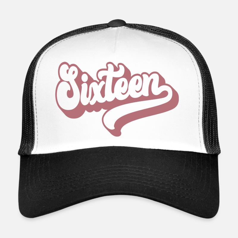 Seize 16e anniversaire pour les filles de 16 ans Casquette trucker 