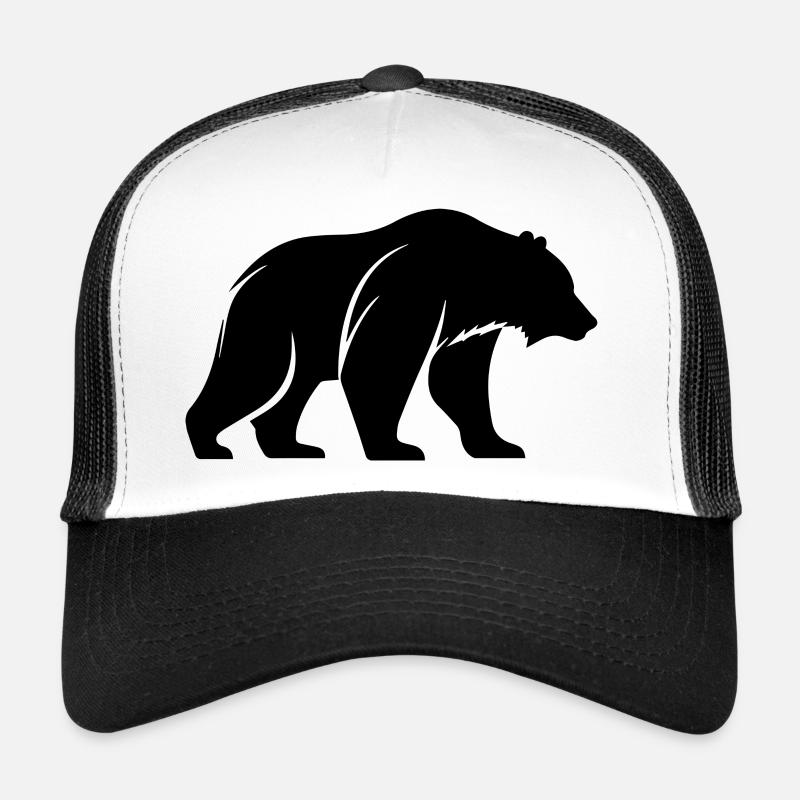Baribal - Casquette trucker  - blanc/noir
