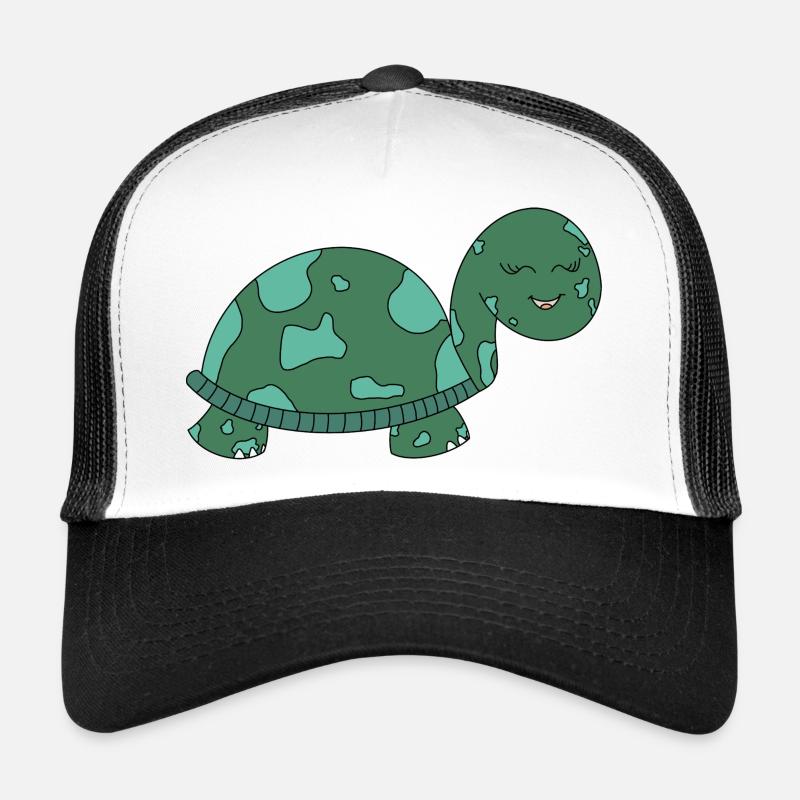 Schildkröte - Trucker Cap - Weiß/Schwarz