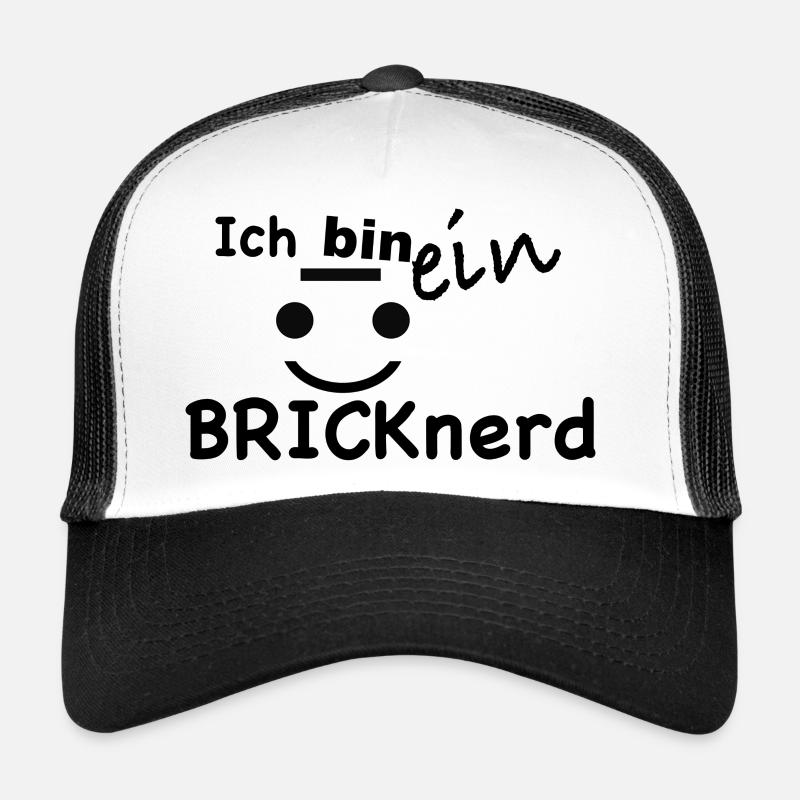 nerd - Trucker Cap - Weiß/Schwarz