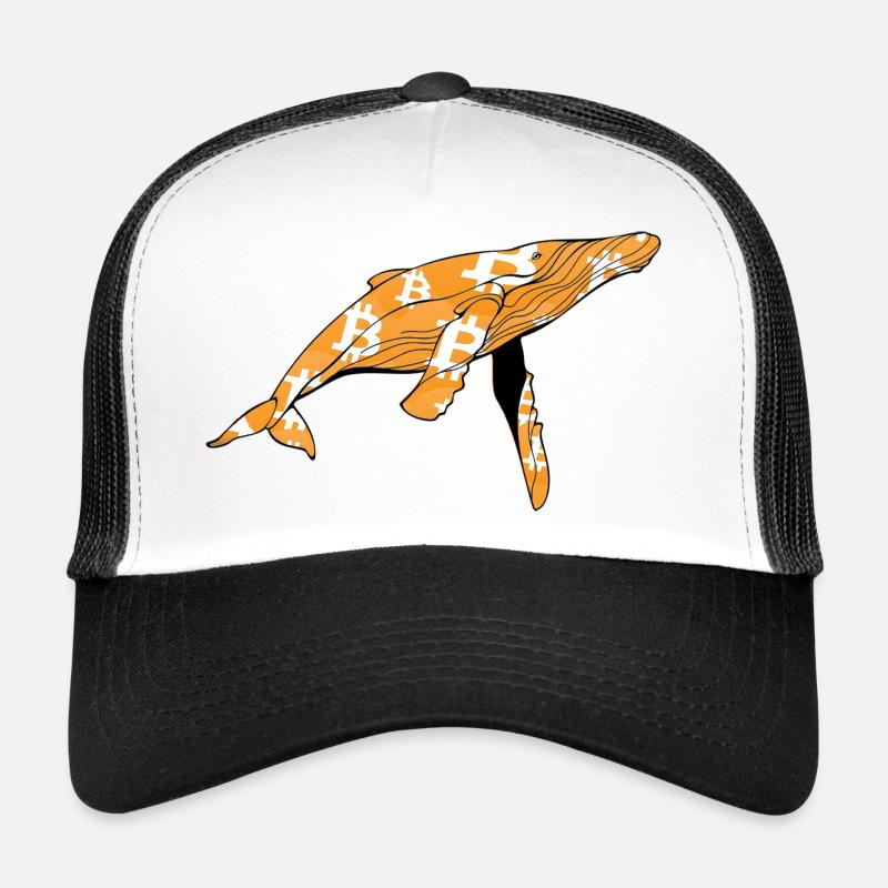 Bitcoin Baleine Casquette trucker 