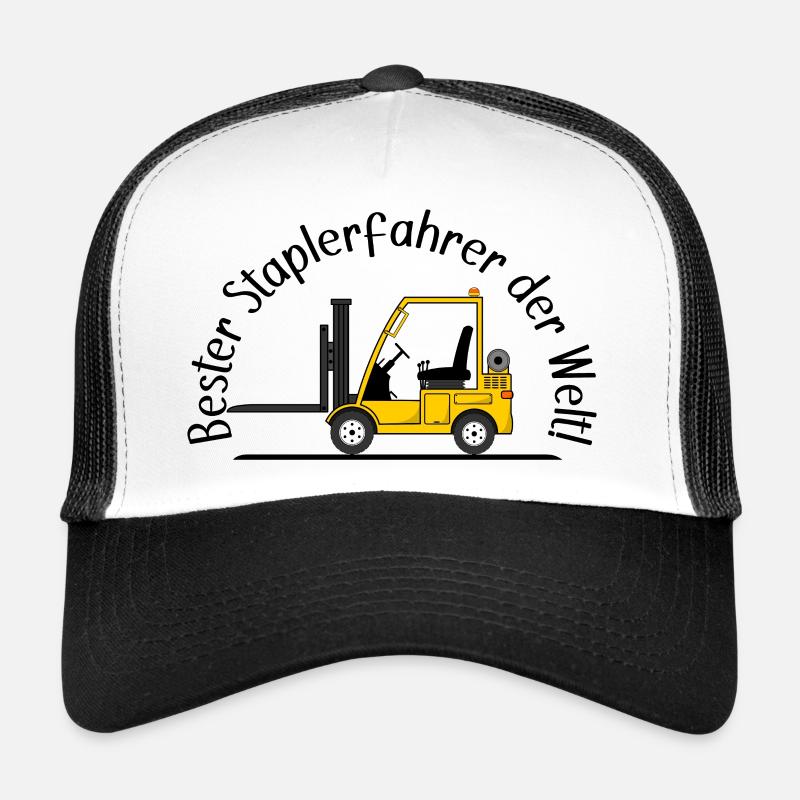 Staplerfahrer gelb beste Staplerfahrer der Welt Trucker Cap