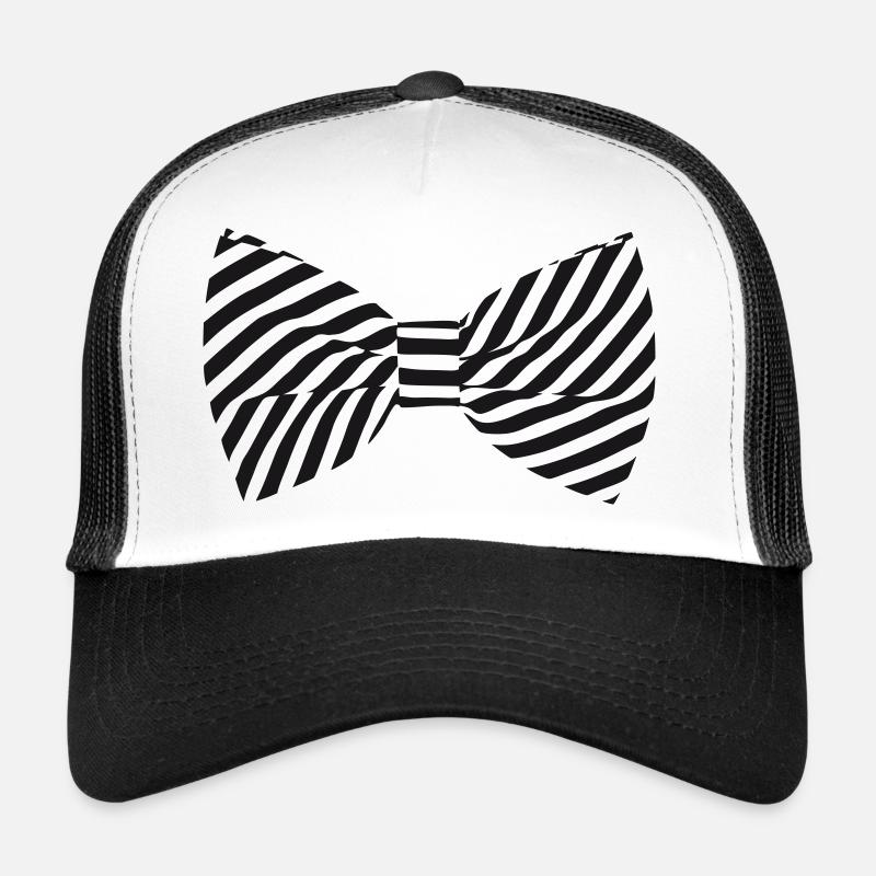 Zebra Bow Tie Trucker Cap