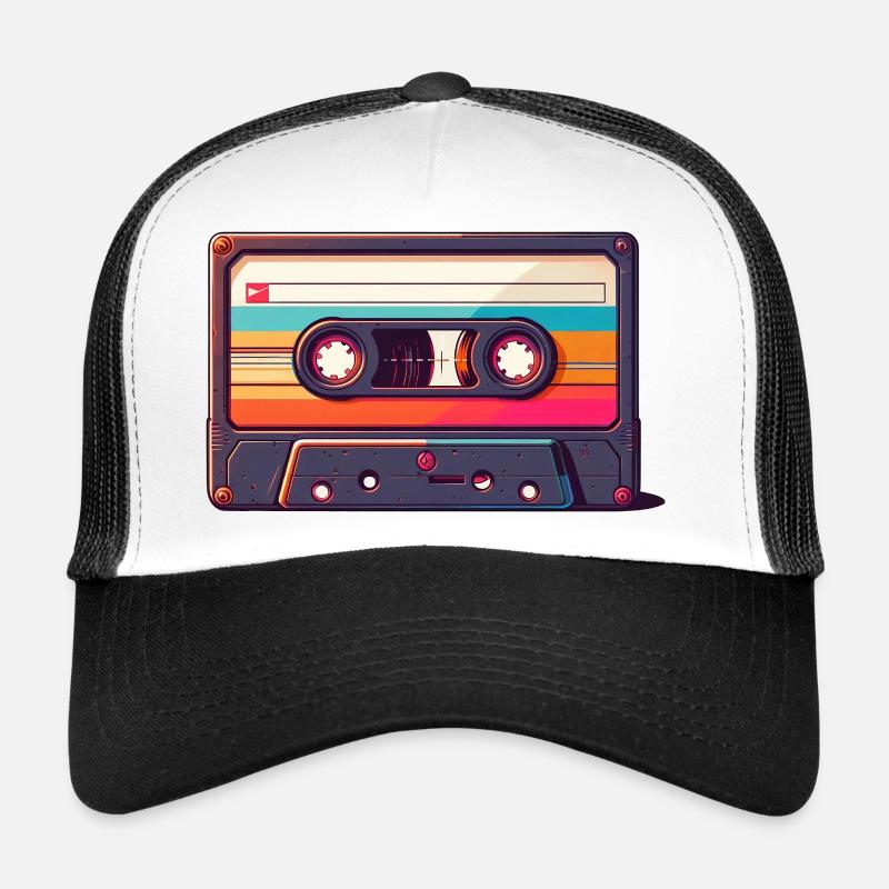 Retro-Musik: Kassette Trucker Cap