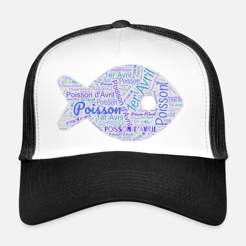 POISSON. POISSON D'AVRIL Casquette trucker 