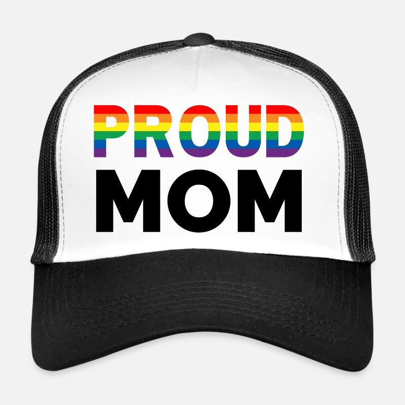 Fière maman arc-en-ciel Casquette trucker 