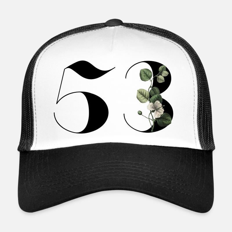 Nummer 53 Blumengrün - 53. Blumengeburtstag Trucker Cap