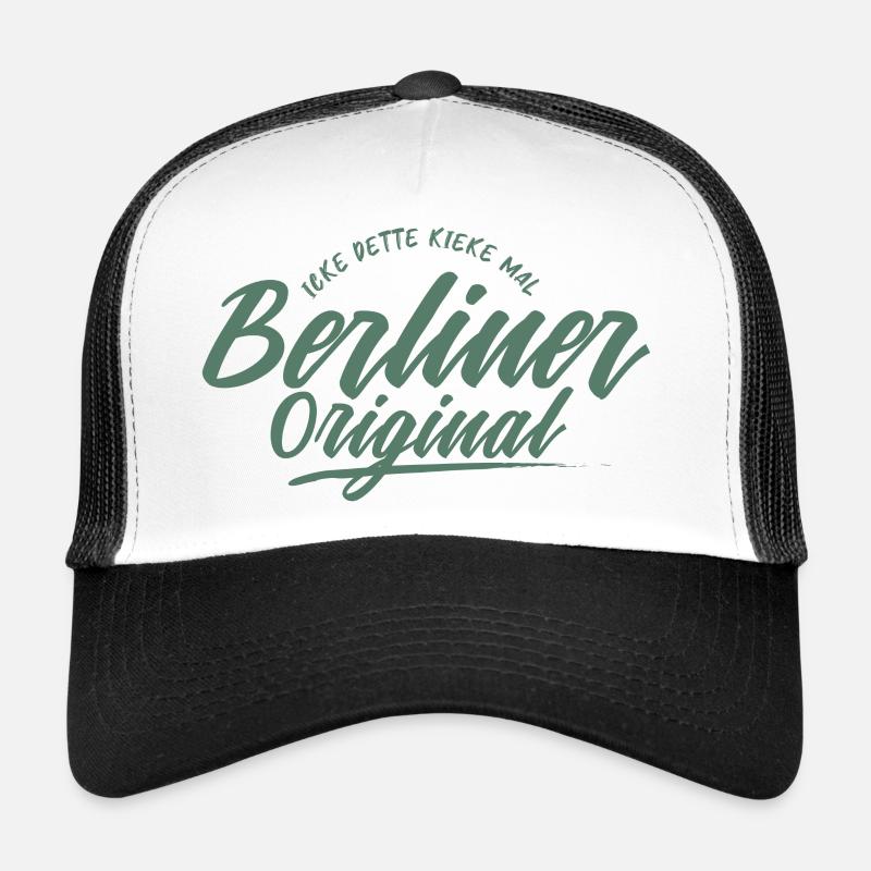 Lettrage original de Berlin Casquette trucker 
