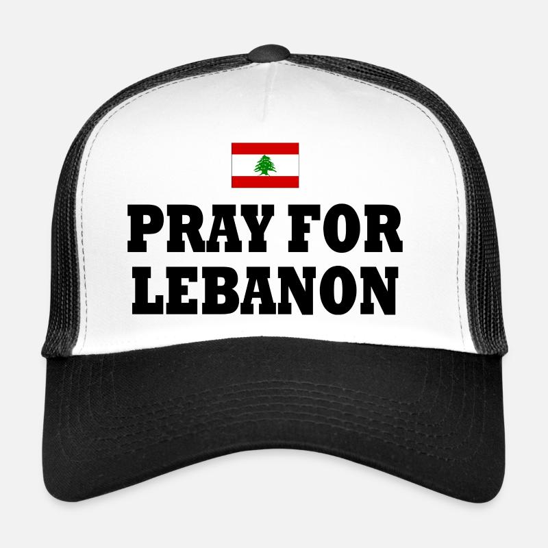 Pray for lebanon Casquette trucker 