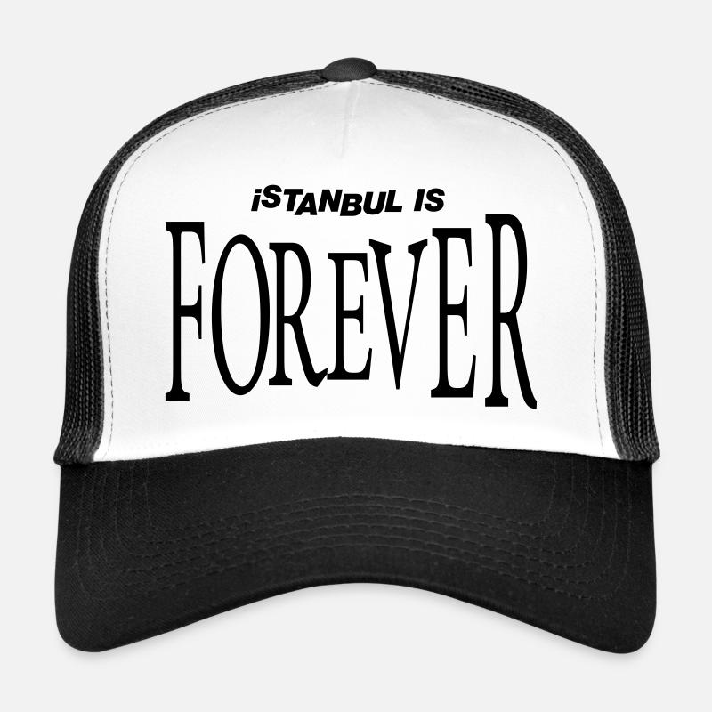 Istanbul is Forever - Trucker Cap - Weiß/Schwarz