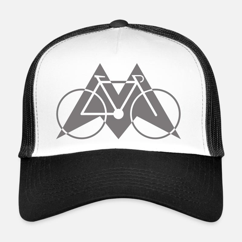 Velo M - Trucker Cap - Weiß/Schwarz