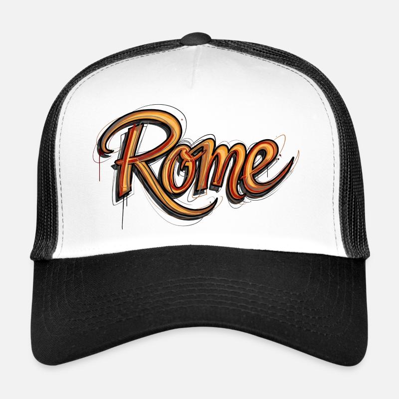 Rome - Trucker Cap - white/black