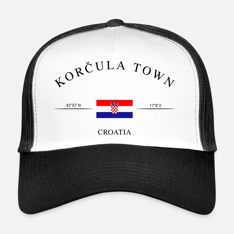Korčula Town Kroatien – Urlaub Souvenir & Geschenk Trucker Cap