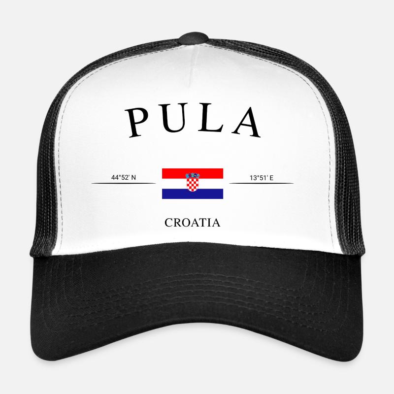 Pula, Croatie – Souvenirs et cadeaux de vacances Casquette trucker 