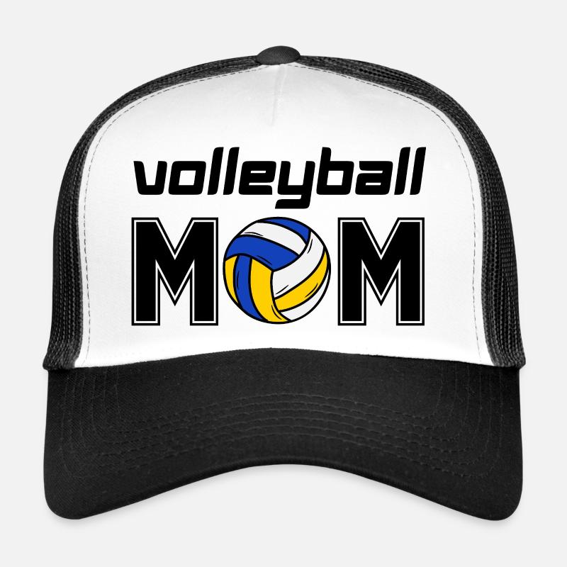Volleyball Mom - Trucker Cap - white/black