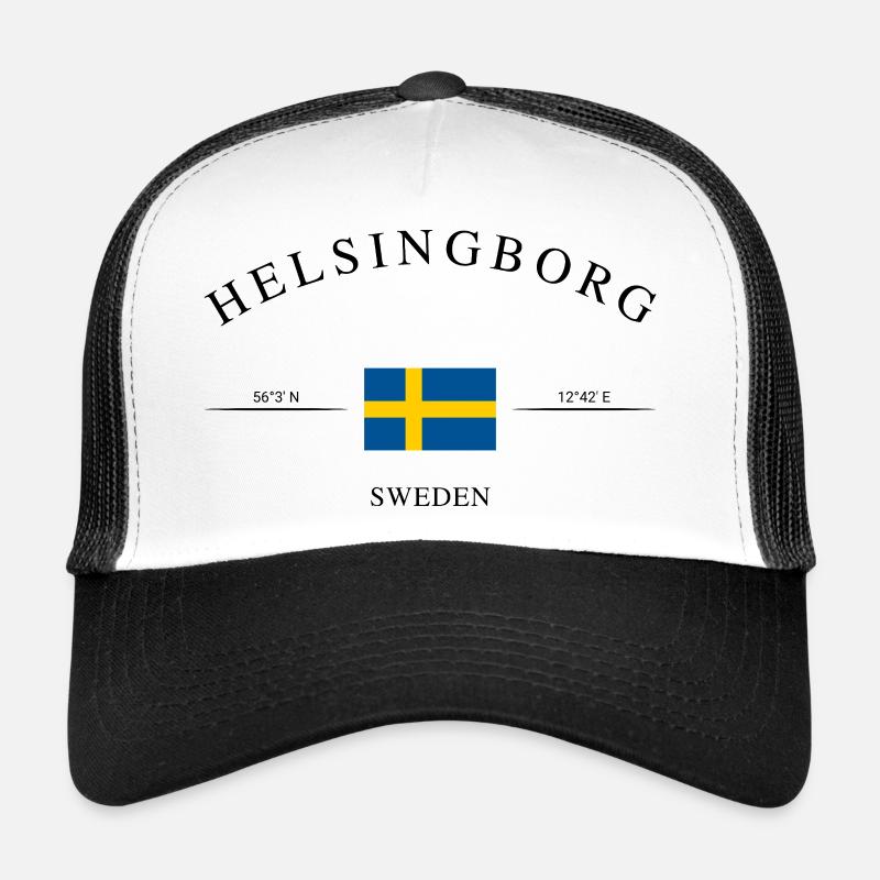 Helsingborg, Suède – Souvenir et cadeau des Fêtes Casquette trucker 