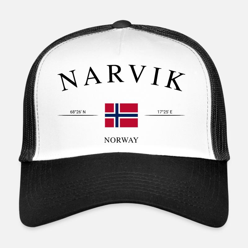 Narvik, Norvège – Souvenir et cadeau de Noël Casquette trucker 