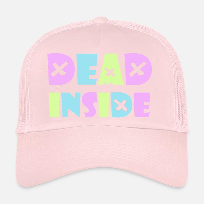 Dead Inside Kawaii Emo Punk Rock Anime Gothique Goth Casquette trucker 