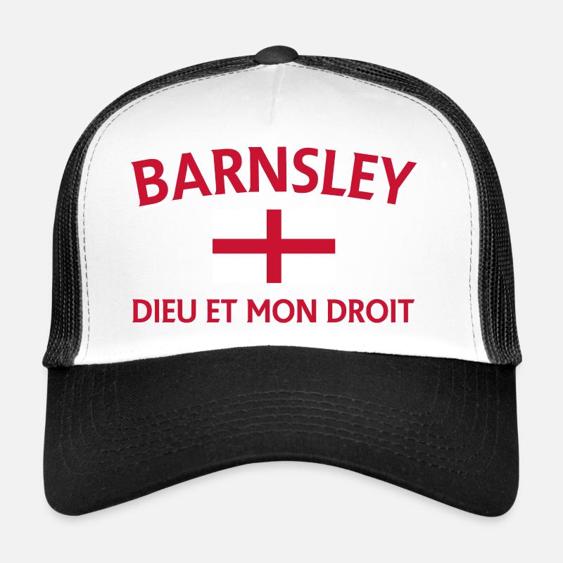 Drapeau Barnsley Devise Design Casquette trucker 