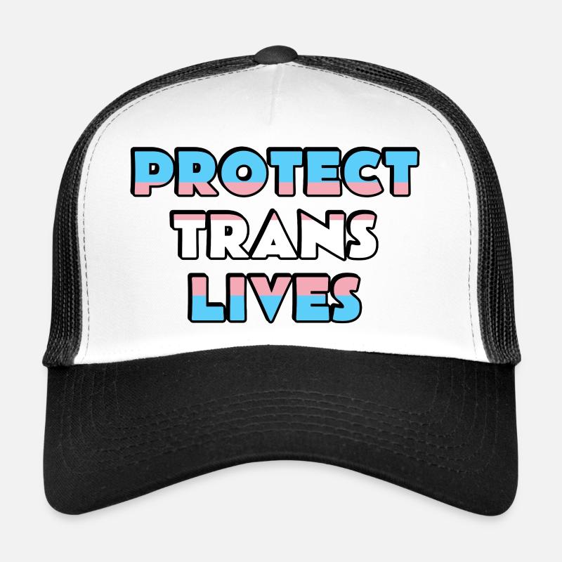 Protéger les vies trans Casquette trucker 