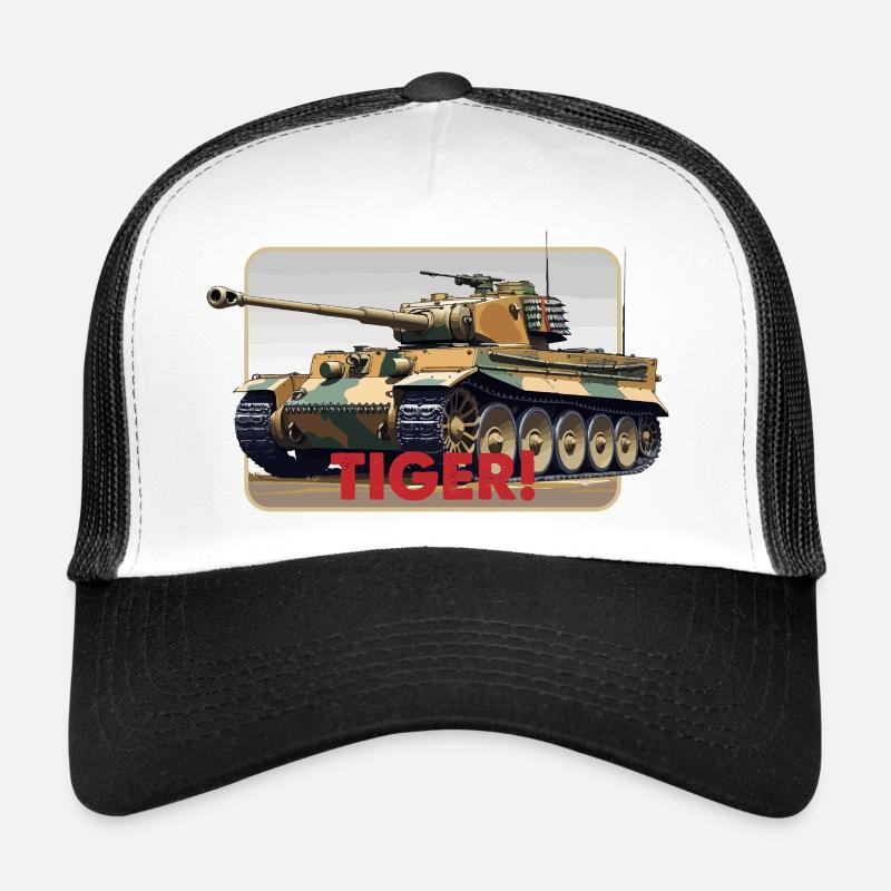 Illustration du char Tiger Casquette trucker 