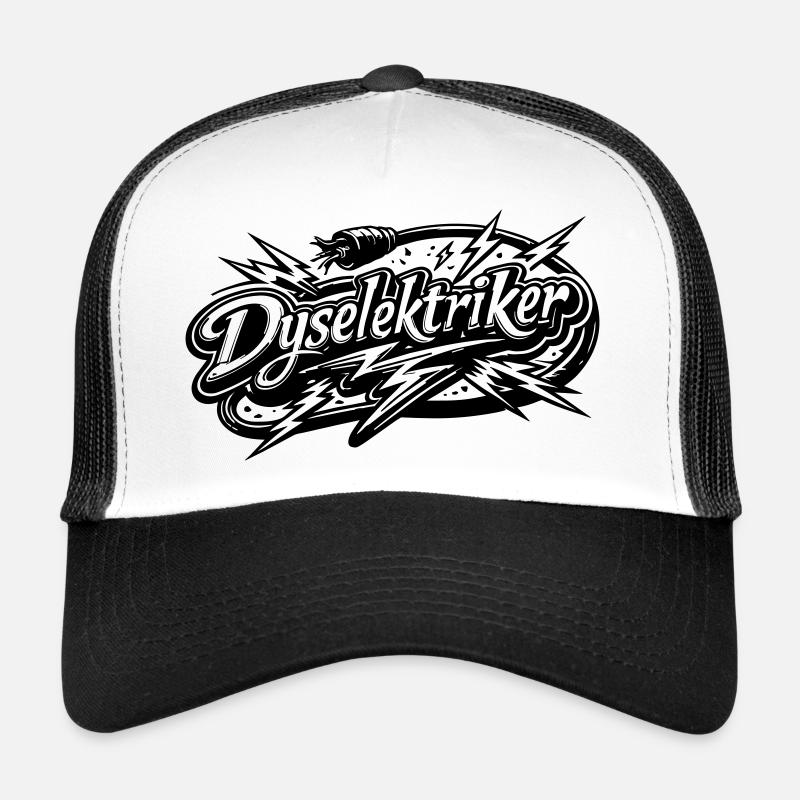 Die Electrician - Trucker Cap - white/black